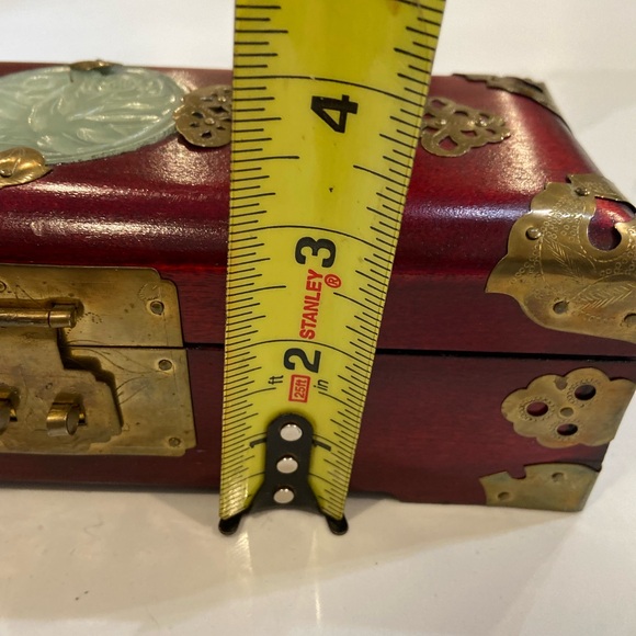 Red Decorative Box with Gold Accents - Picture 11 of 15